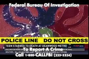FBI: 15-year-old boy stabbed to death at Deanwood metro station - LoneWolf Sager(◑_◑)