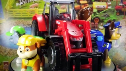 Paw Patrol | Patrulla Canina Español Juguete de Tractor Rojo