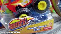 BLAZE AND THE MONSTER MACHINES New Blaze Racers, Candy POOPING BUNNY & Blaze Monster Truck Launcher