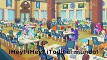 My little pony Equestria Girls Karaoke español latino canción de la cafetería