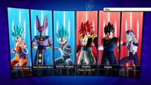 Dragon Ball Xenoverse SSB Vegeta/Goku & Beerus Vs SSJ4 Gogeta, Vegito & Jaco