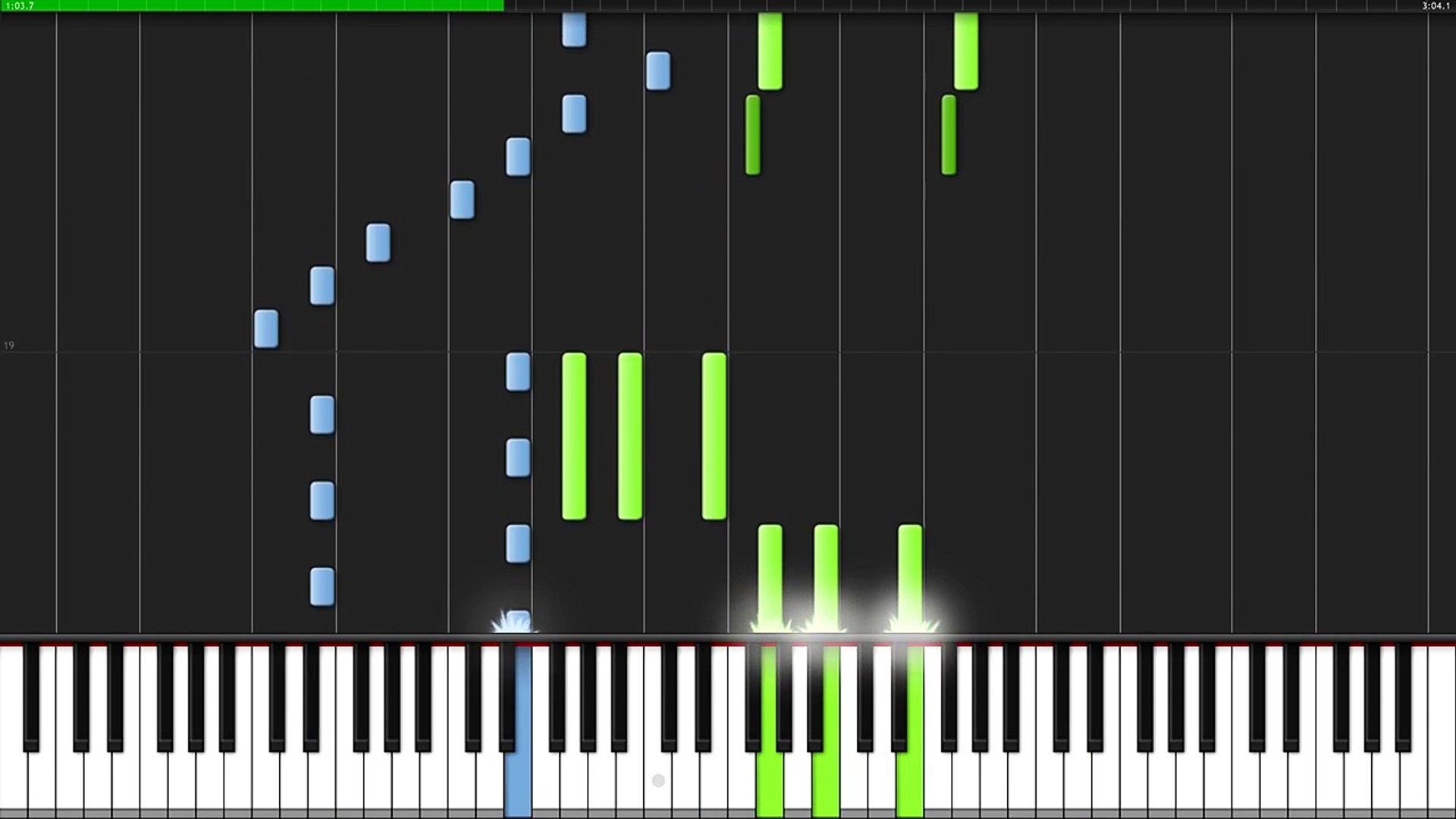 Despair Naruto Shippuden Piano Tutorial Synthesia Video