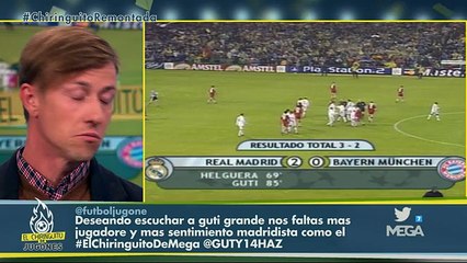 Guti: "La afición del Madrid se merece la remontada"