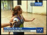 Cientos de personas damnificadas por inundaciones en Manabí