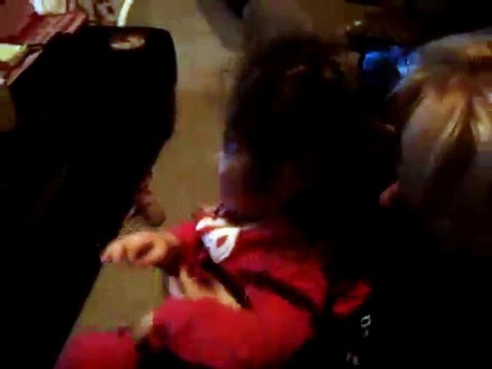 Francesca getting tickles