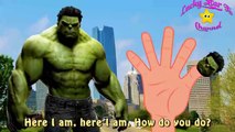 Finger Family Hulk Vs Red Hulk Cartoons - Finger Family Nursery Rhymes Superhero by Lucky Star TV