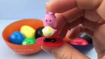 Surprise Eggs for Children Fun Learning Colours with  Peppa Pig Disney Frozen Toys Disney Princess