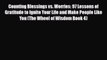 Read ‪Counting Blessings vs. Worries: 97 Lessons of Gratitude to Ignite Your Life and Make