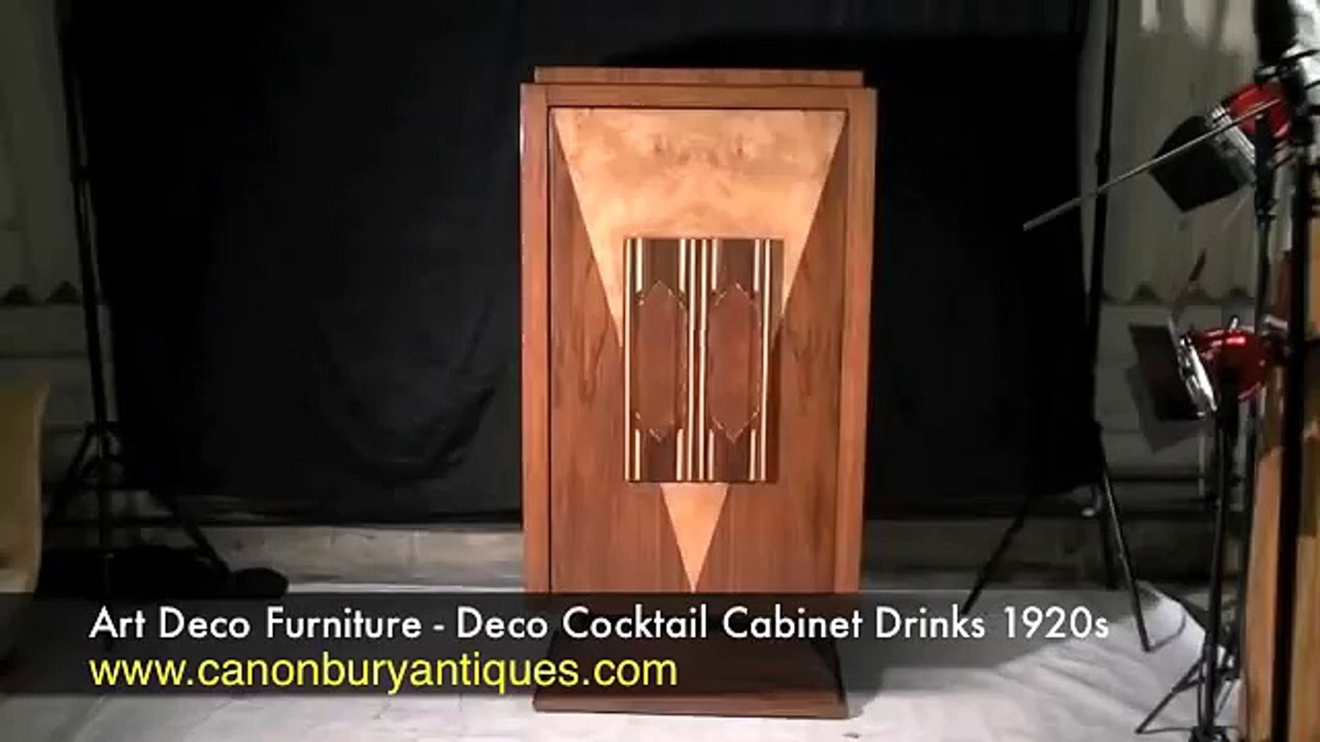 Art Deco Furniture Deco Cocktail Cabinet Drinks 1920s Video