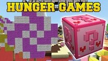Minecraft PopularMMOs: PAT AND JEN CANDYLAND HUNGER GAMES - Lucky Block Mod