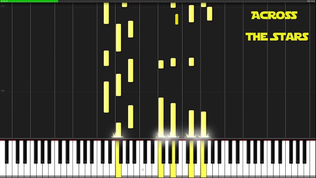 Star Wars Medley [Piano Tutorial] (Synthesia) // David Kaylor