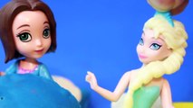 Play-Doh Sofia The First SLEEPOVER with DISNEY FROZEN Elsa & Anna Slumber Party Truth or Dare