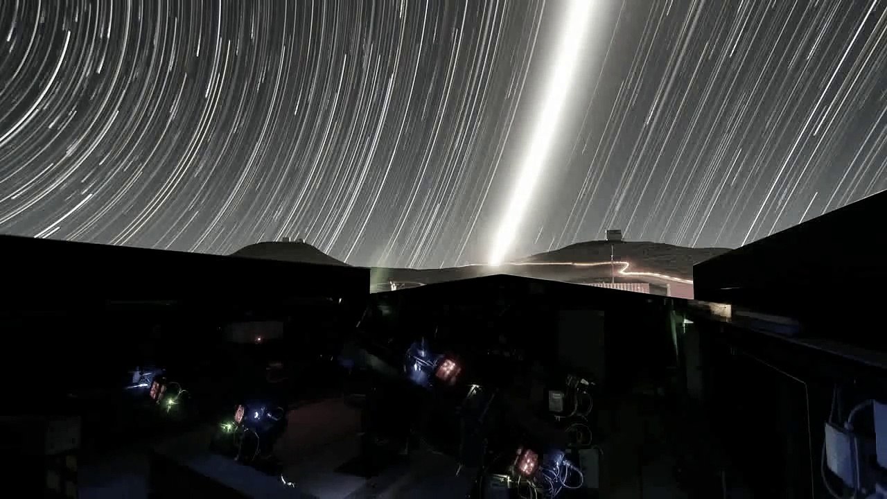 Star Trails At The Equator - The Universe Is A Rotating Ball