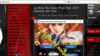 Six Brave the Clones Attack cheat Diamond and coins