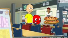 Caillou and elmo ditch school/grounded