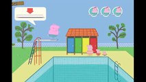 Peppa Pig English Full Episodes Games Diving Game - Papa Pig Learns to Dive & Swim