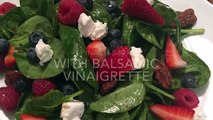 Spinach Salad With Balsamic Vinaigrette