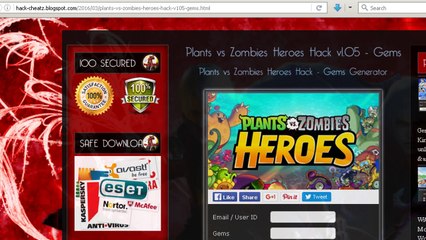 Plants vs Zombies Heroes gems unlock all
