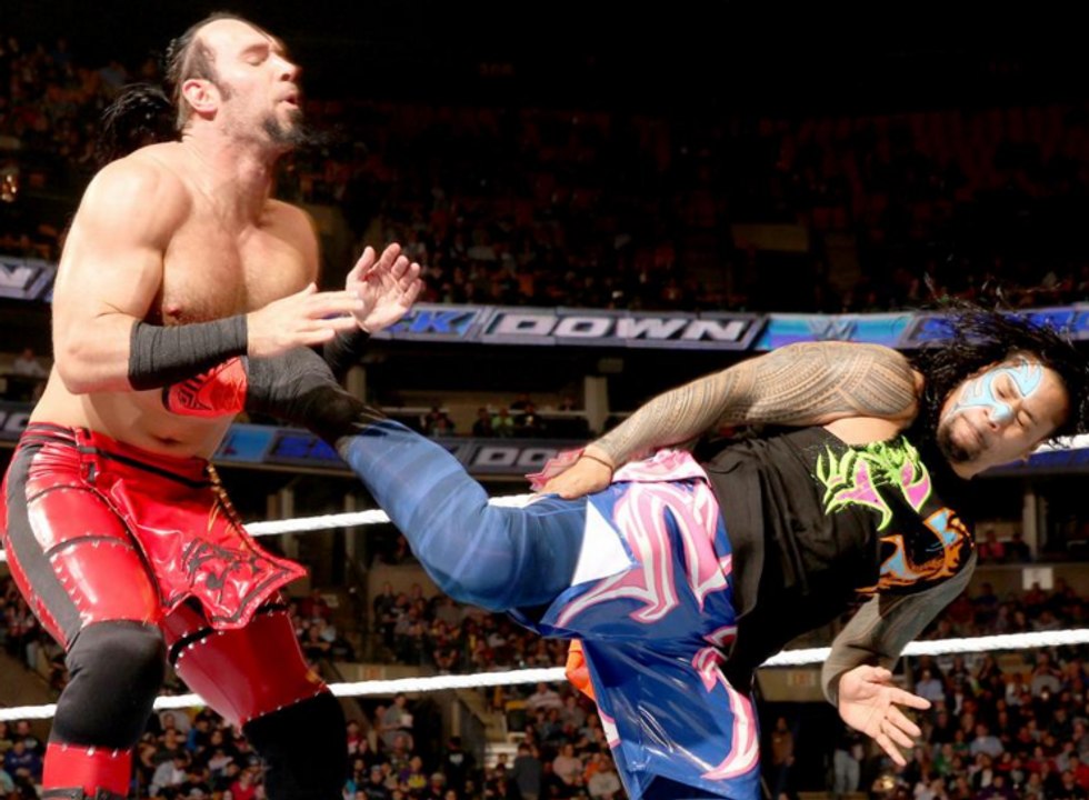 The Usos vs. The Social Outcasts - No. 1 Contenders  Tag Team Tournament  Raw, April 11, 2016