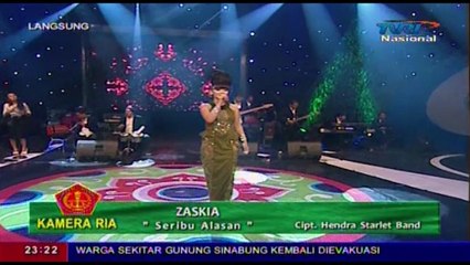 ZASKIA [1000 Alasan] Live Kamera Ria TVRI (17-09-2013)