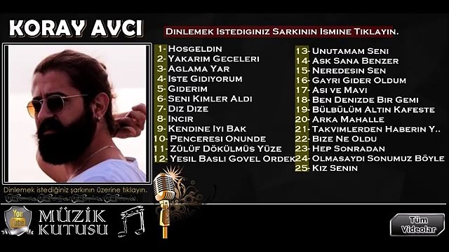 Koray Avcı #KorayAvcı Tüm Şarkıları