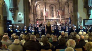 Rock Choir perform Rather Be in Redditch.