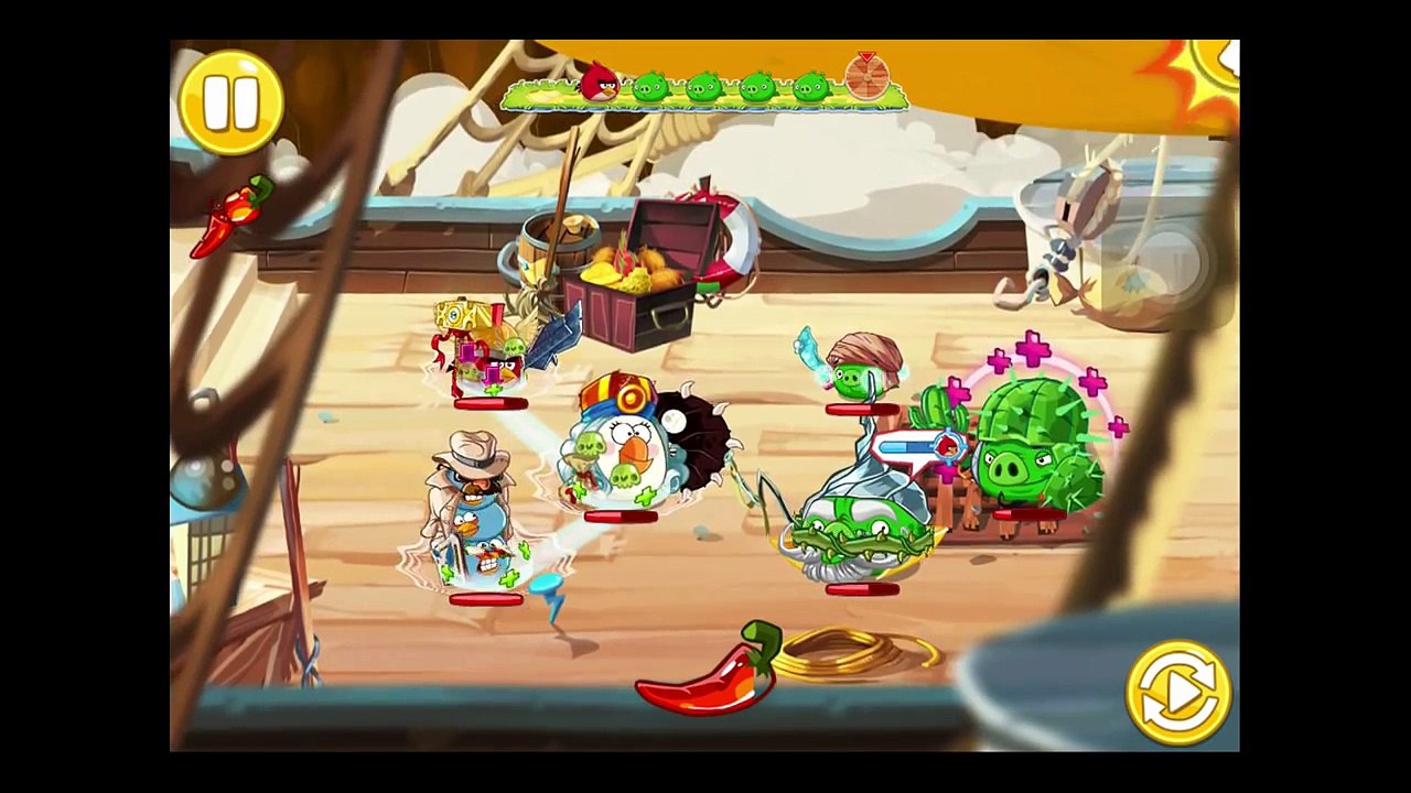 Angry Birds Epic: White Bird Set Item Yin, Forgotten Bastion 6, Cave 7, Walkthrough