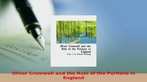 PDF  Oliver Cromwell and the Rule of the Puritans in England Ebook