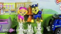 PAW PATROL from Nickelodeon Toy Set Chase & Skye Save Bunnies Toys R Us Exclusive