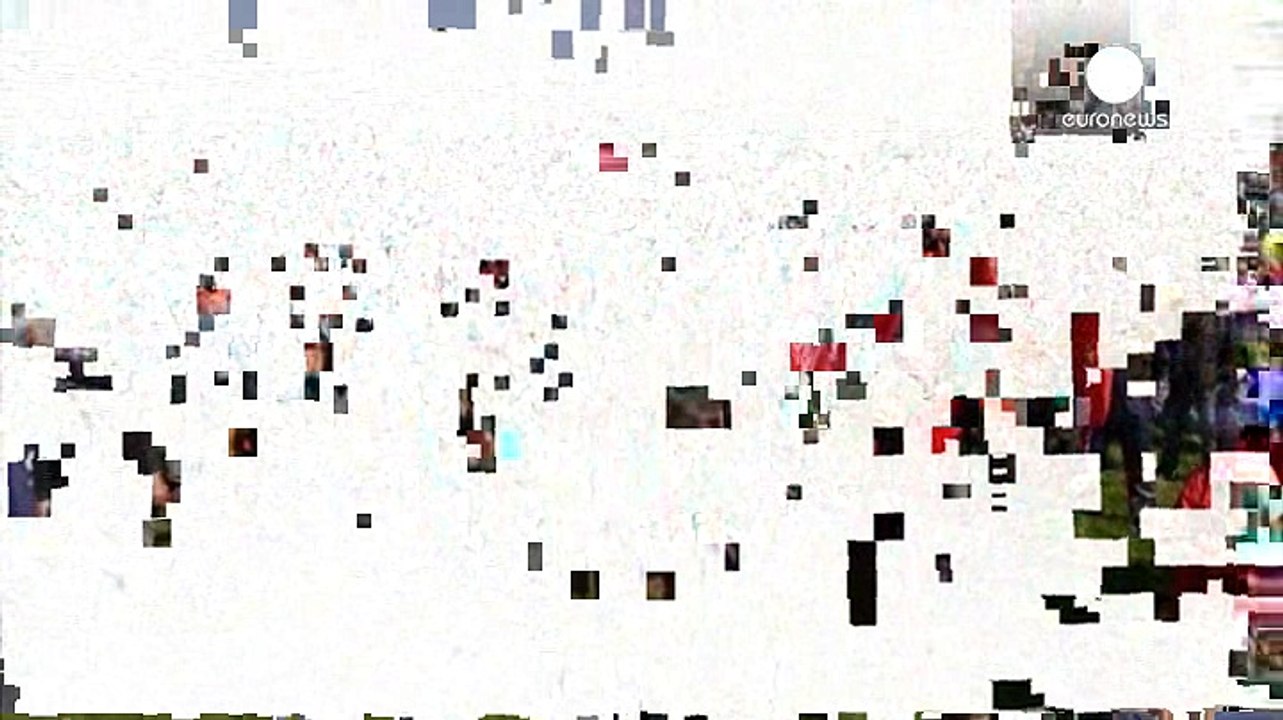 Deutsche Stahlarbeiter demonstrieren für Erhalt der Branche