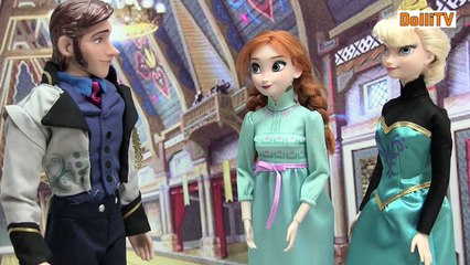 겨울왕국 안나 사랑에 빠지다 Frozen Anna falls in love with Hans 인형 애니메이션 Doll Story