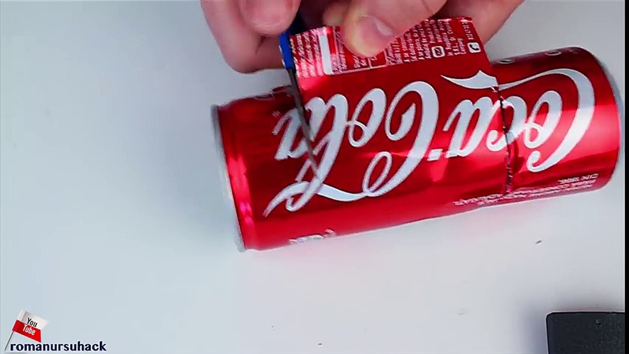 How to open a lock with a Coke Can