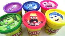 Learn Colors with Disney Pixar's Inside Out: Joy, Disgust, Sadness, Fear, Anger Play Doh / TUYC