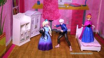 FROZEN Disney Elsa Gets Scared by Princess Anna and Jack Frost a Frozen Movie Parody アナ
