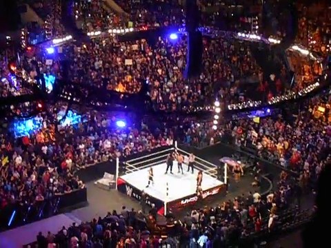 WWE Raw Went Off-Air 11th April 2016 Dark Tag-Team Match (Roman Reigns, Dean Ambrose, AJ Styles vs The Wyatt Family)