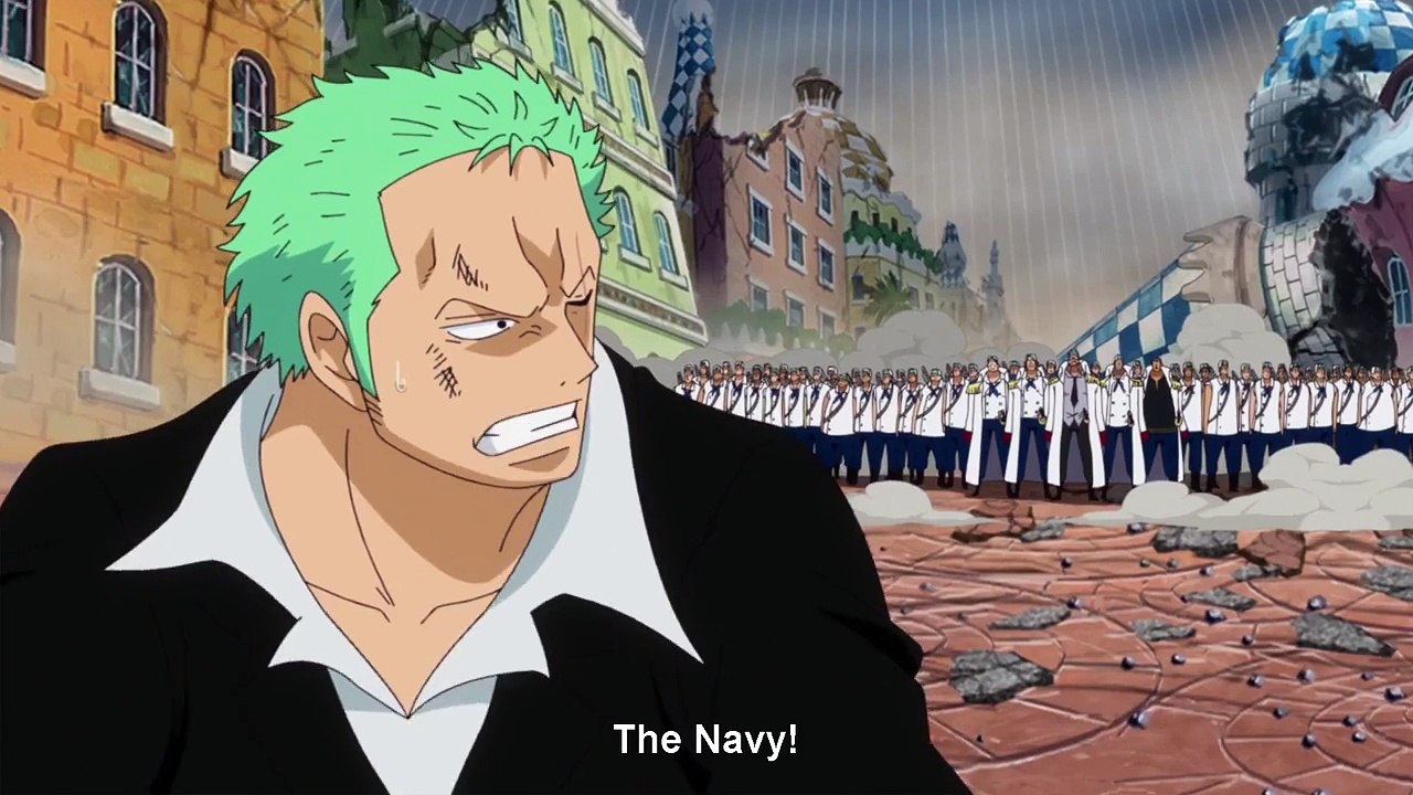 Fujitora and Marines Help To Stop The Birdcage With Haki - One Piece 731 ENG SUB [HD]