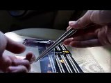 Rbenxia 10 Pc Chopstick Stainless Steel Chopsticks 5 Pairs Spiral