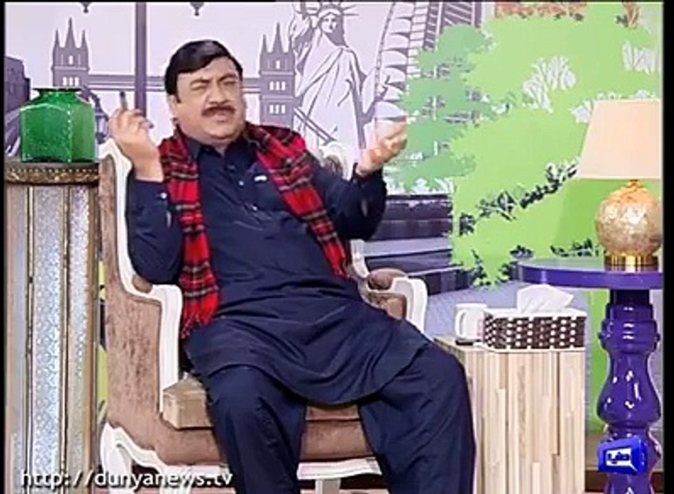 Azizi as Shiekh Rasheed - Funny performance
