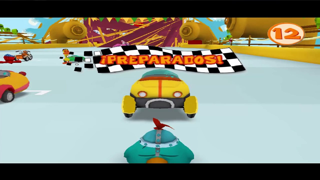 Pocoyo Racing Wii nivel 4 Carrera Campeonato