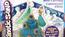 KINETIC SAND Disney Frozen Fever Princess Anna Birthday Cake with Queen Elsa, Snowgies / TUYC