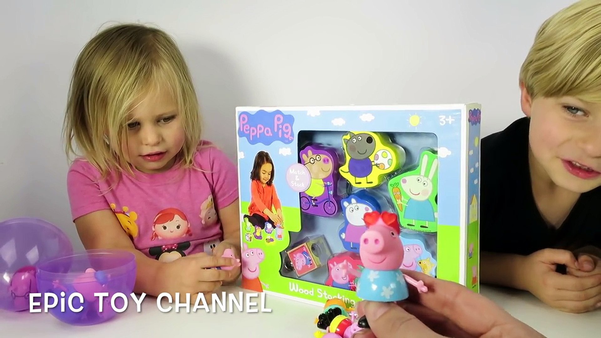 peppa pig wooden blocks