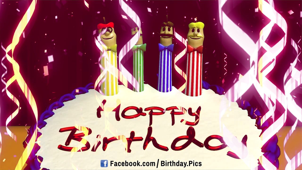Singing Candles Happy Birthday VideoCard Dailymotion Video