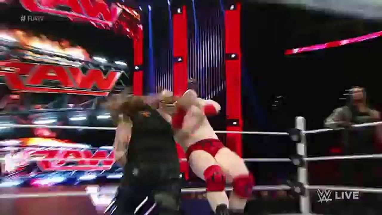 Roman Reigns & Bray Wyatt vs. Sheamus & Alberto Del Rio- Raw, April 11, 2016