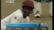 What happened to Chris Gayle when he faced Wasim Akram for the first time?