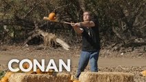 Andy Richter Smashes Pumpkins - CONAN on TBS