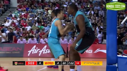 Video giải bóng rổ nhà nghề Đông Nam Á năm 2016 Malaysia Dragon vs Singapore Slinger Game 3