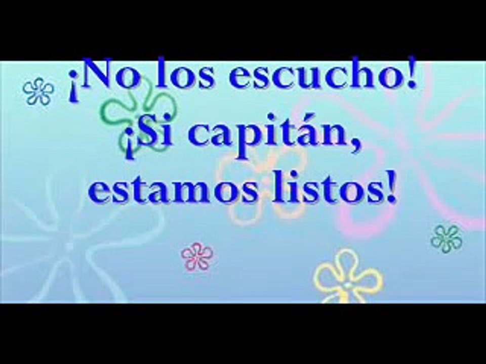 Spongebob Theme Song (spanish)