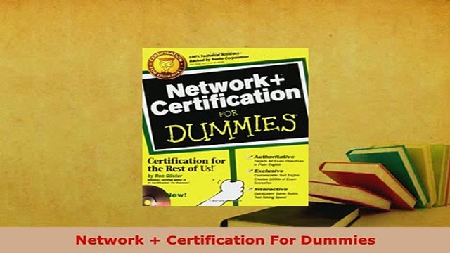 Download Network Certification For Dummies EBook