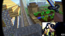My Parents Ride the Minecraft Rollercoaster | Oculus Rift Funny Reactions