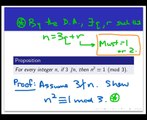 Using the Division Algorithm to Set up Proof Cases (Screencast 3.5.2)